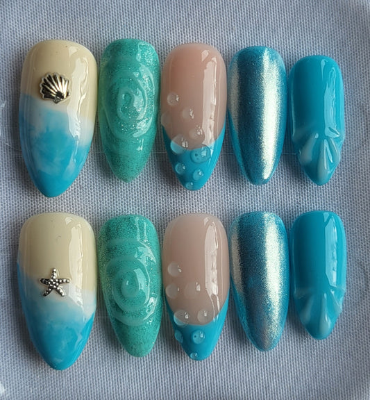 Création Nail Art Vaiana