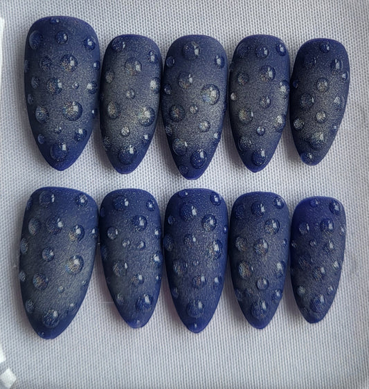 Création Nail Art – Galaxie Velours : La Nuit des Étoiles