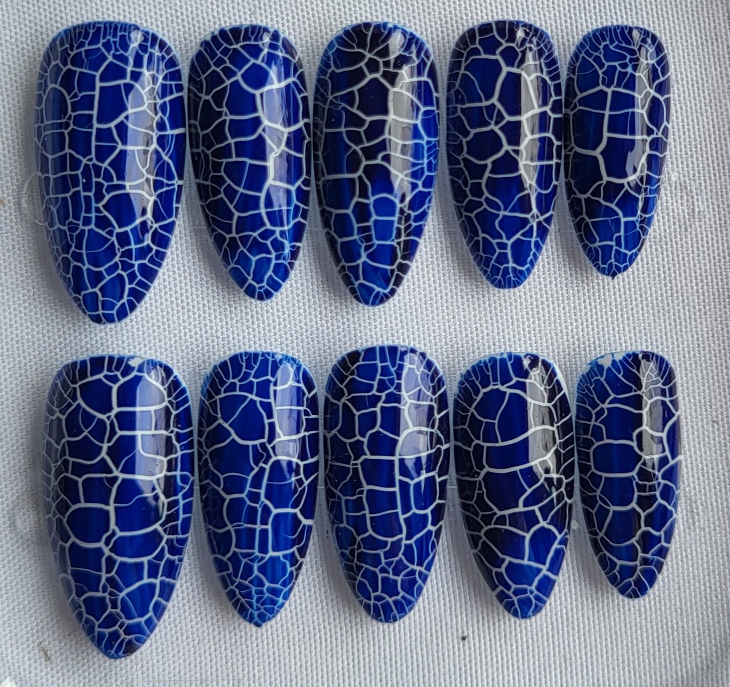 Création Nail Art – Dragon Bleu Royal : La Puissance de l’Océan