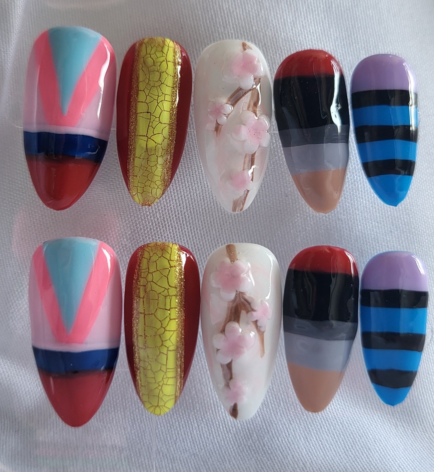 Faux Ongles Mulan - Collection Disney