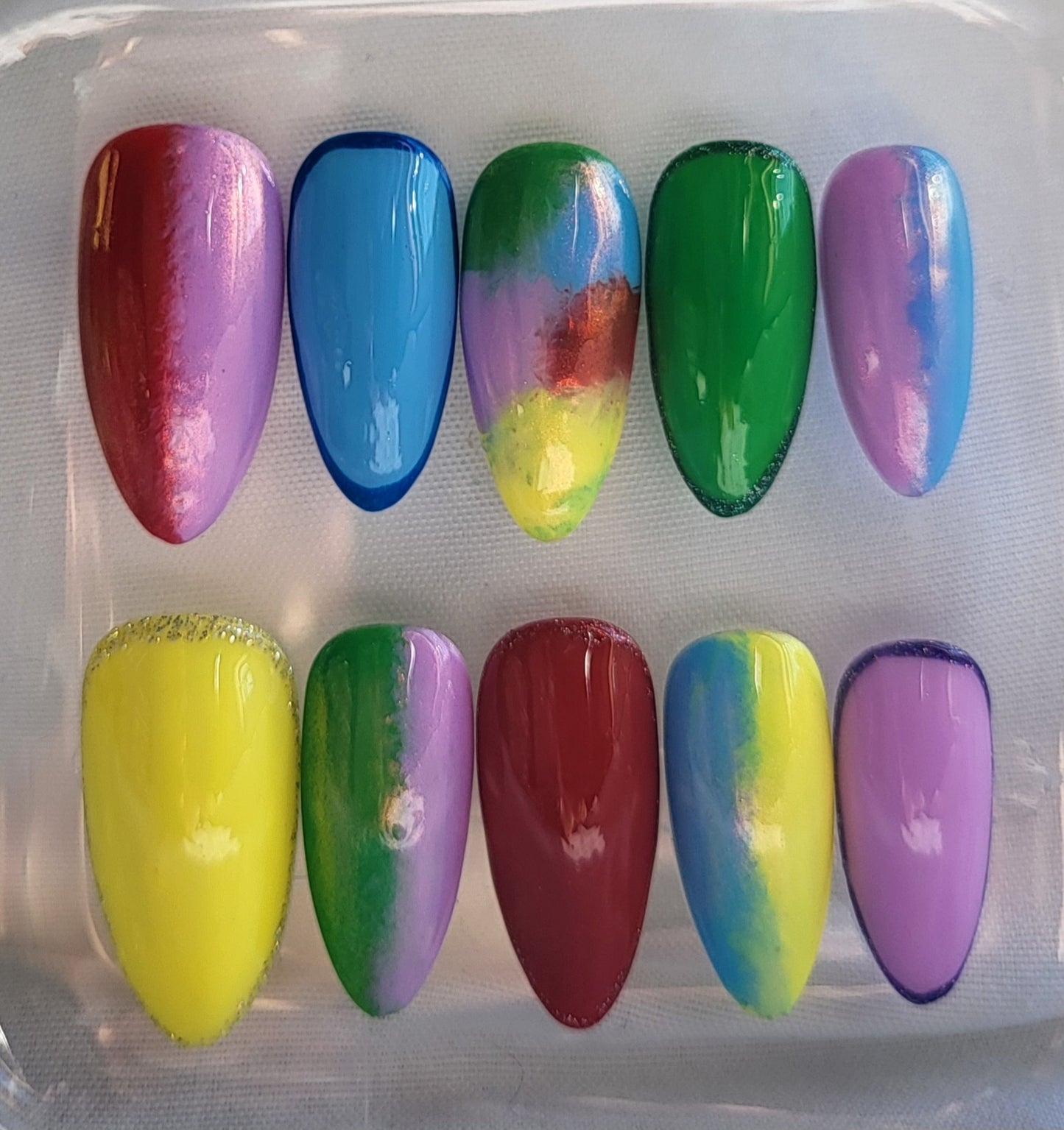 Création Nail Art Vice-Versa – Émotions Pixar