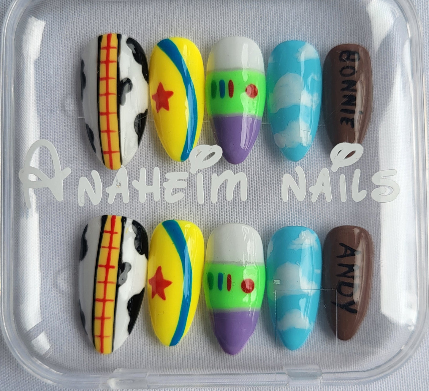 Création Nail Art Toys Story Woody & Buzz