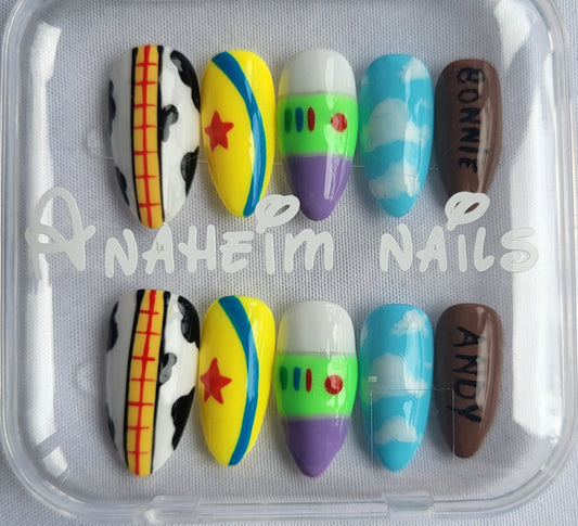 Création Nail Art Toys Story Woody & Buzz