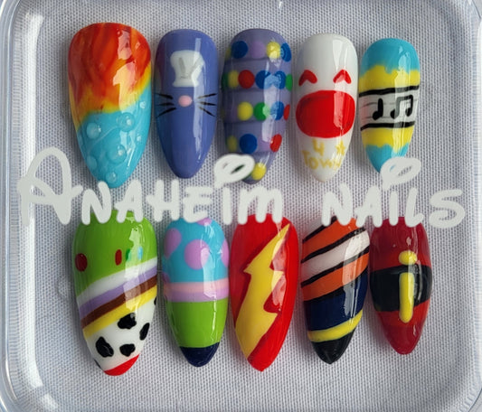Création Nail Art Pixar