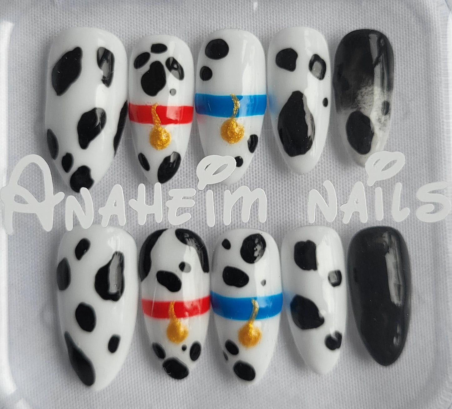 Création Nail Art – Les 101 Dalmatiens : Pongo, Perdita & les Chiots