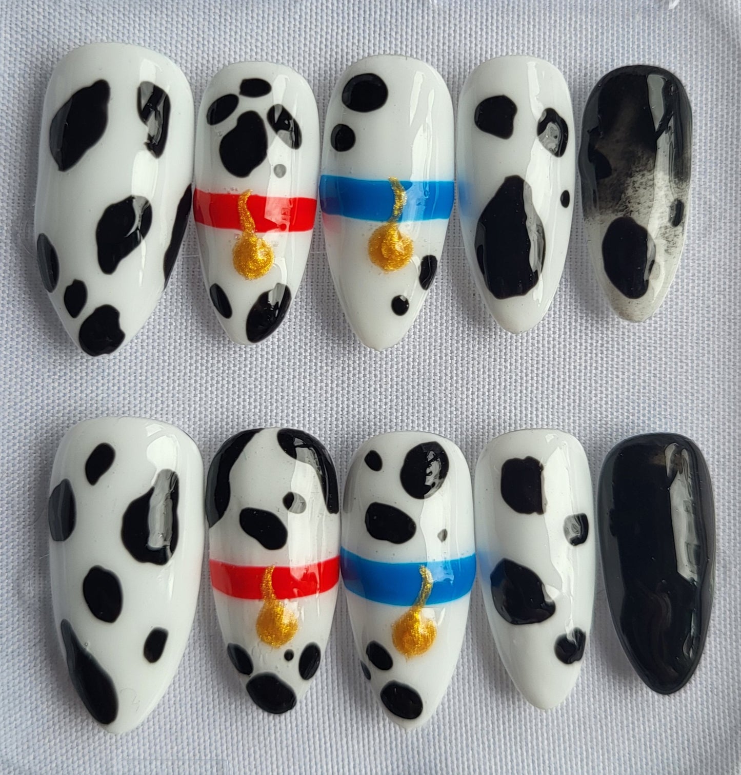 Création Nail Art – Les 101 Dalmatiens : Pongo, Perdita & les Chiots