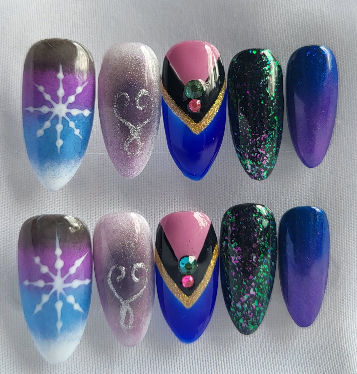 Création Nail Art – Princesse Anna