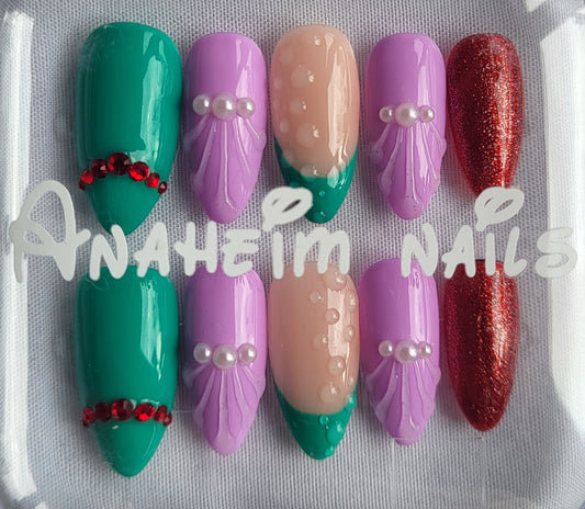 création  Nail Art Ariel