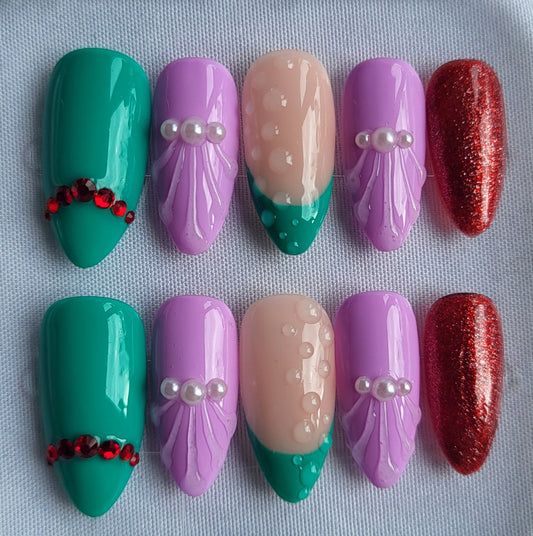 création  Nail Art Ariel