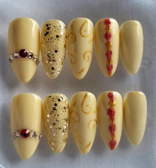 Création Nail Art Belle
