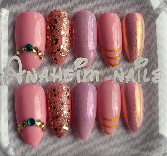 Création Nail Art Aurore