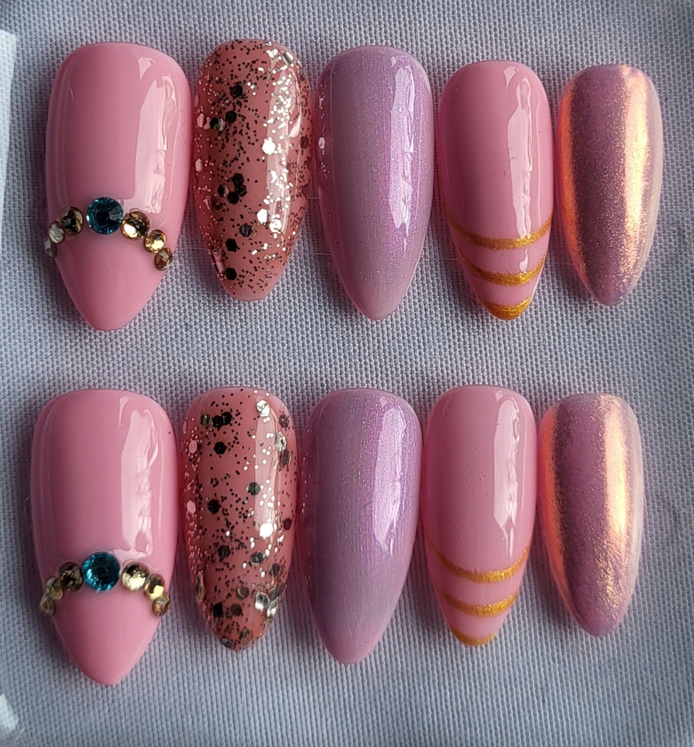 Création Nail Art Aurore