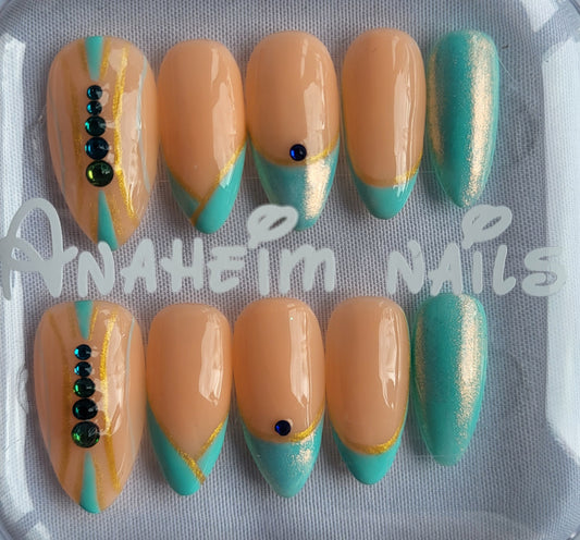 Création Nail Art Jasmine