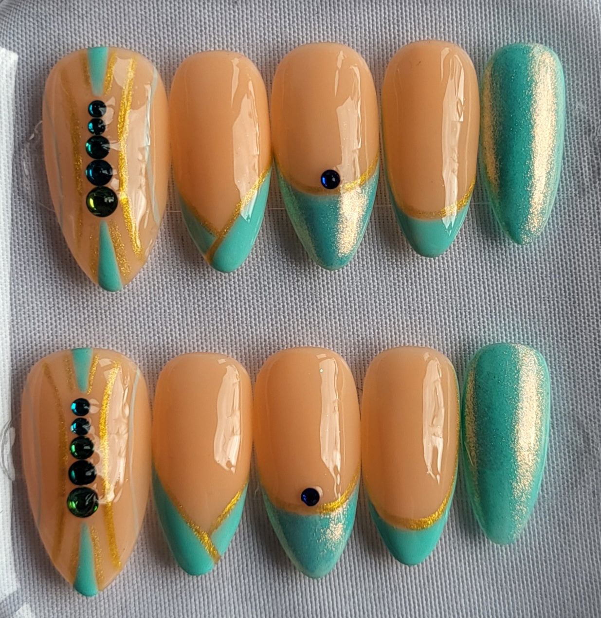 Création Nail Art Jasmine