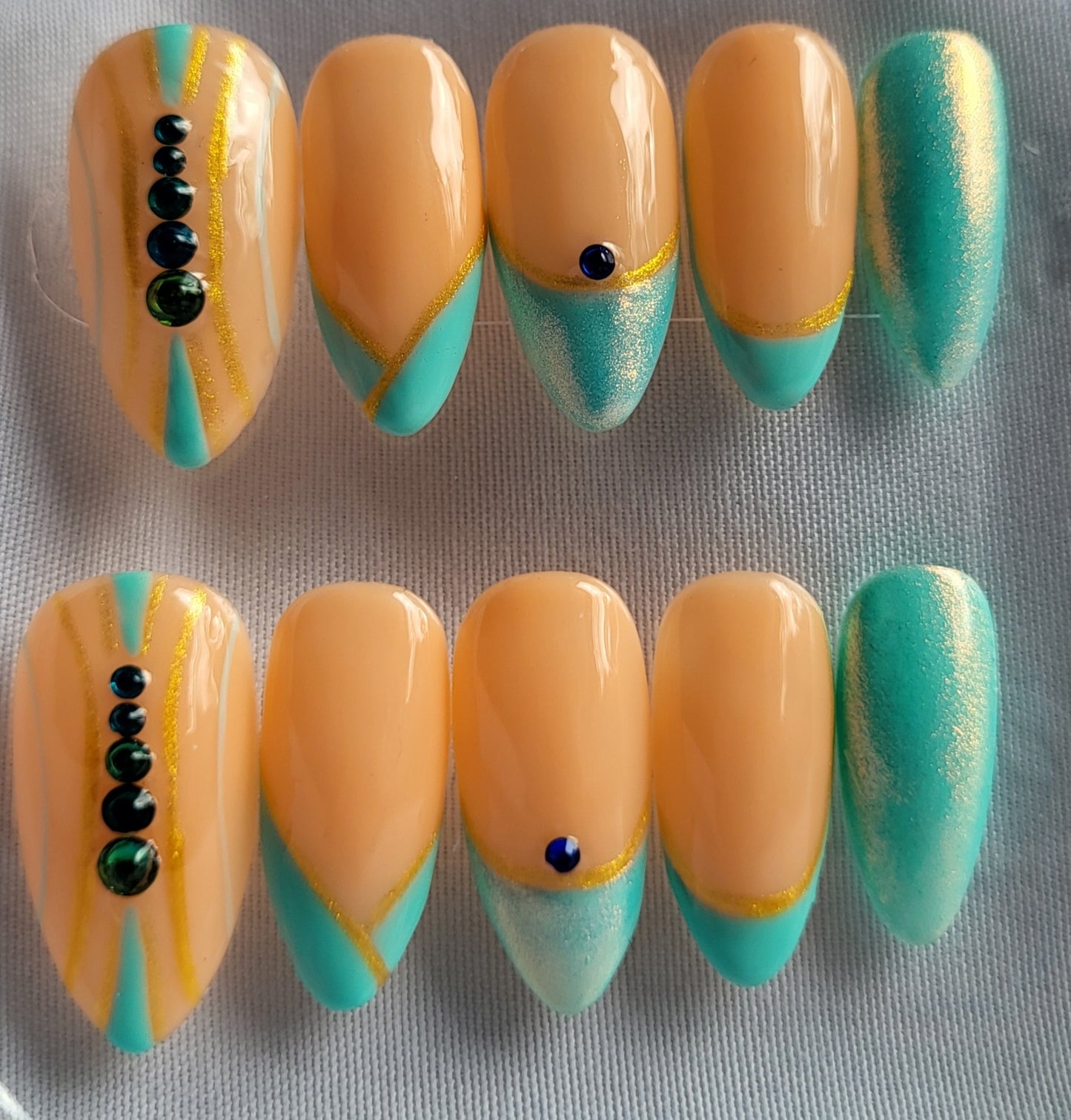 Création Nail Art Jasmine