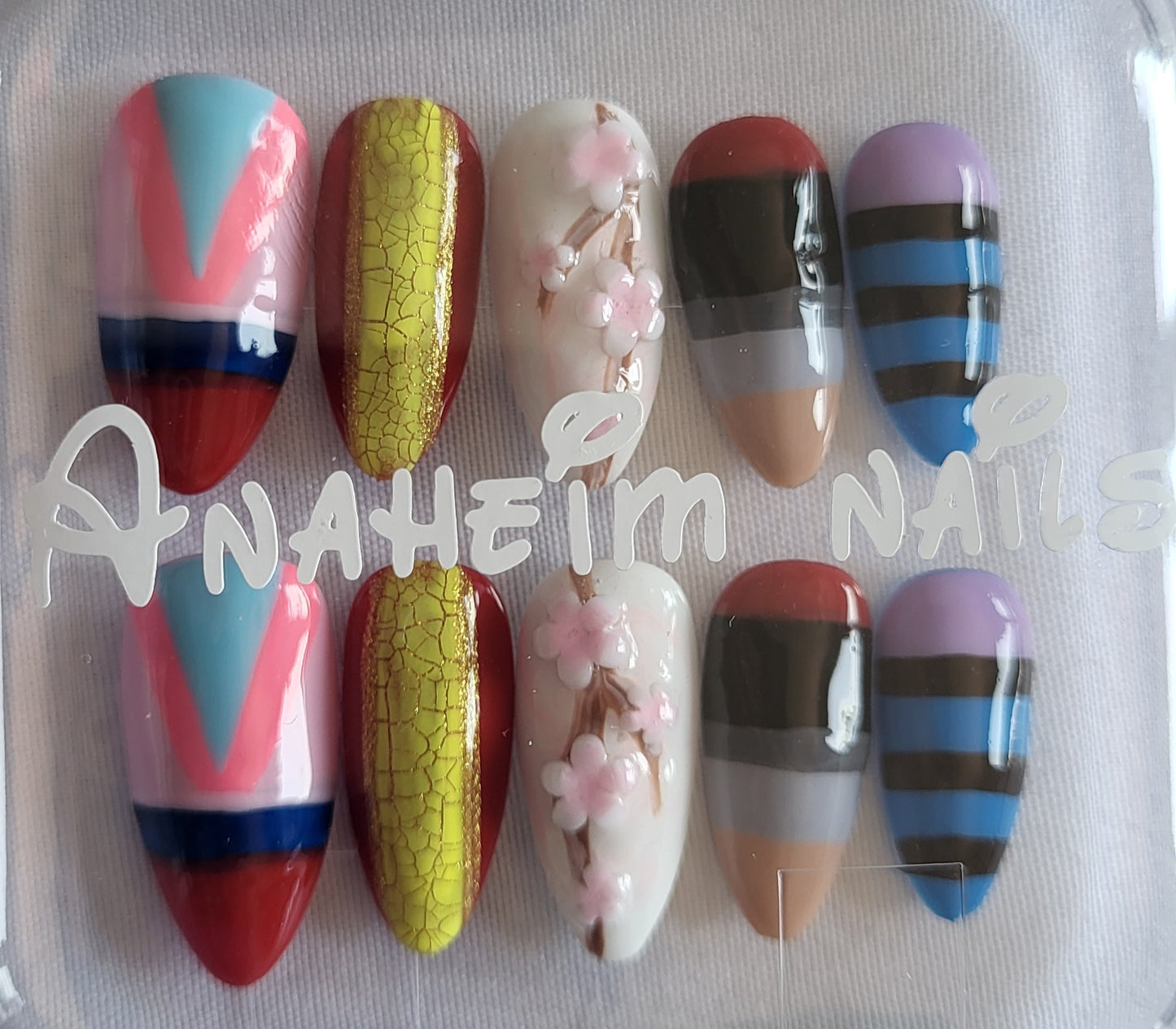 Faux Ongles Mulan - Collection Disney