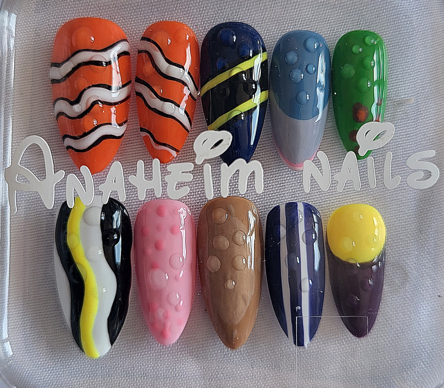 Création Nail Art - Le monde de Nemo