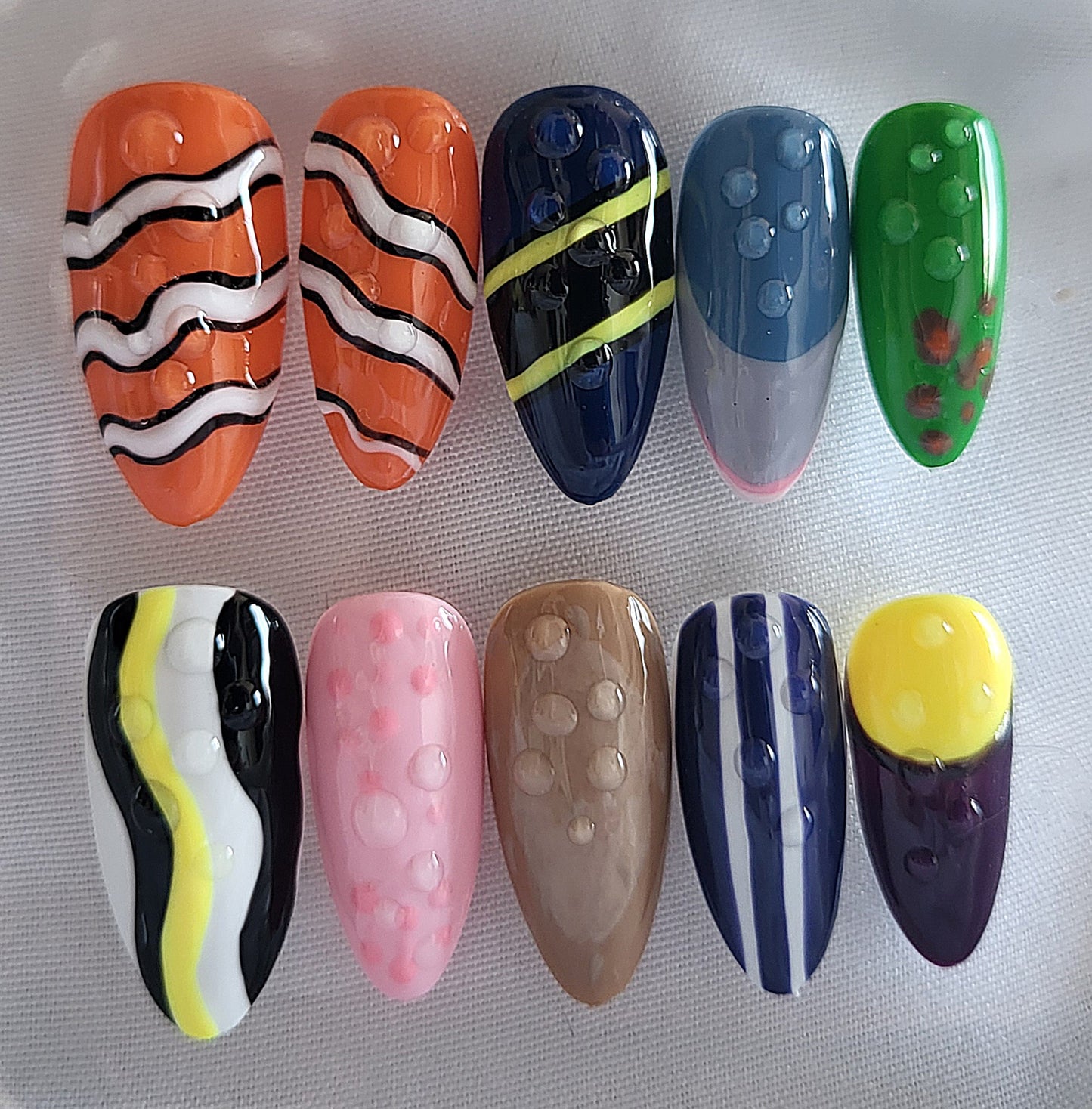 Création Nail Art - Le monde de Nemo