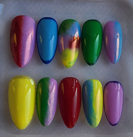 Création Nail Art Vice-Versa – Émotions Pixar