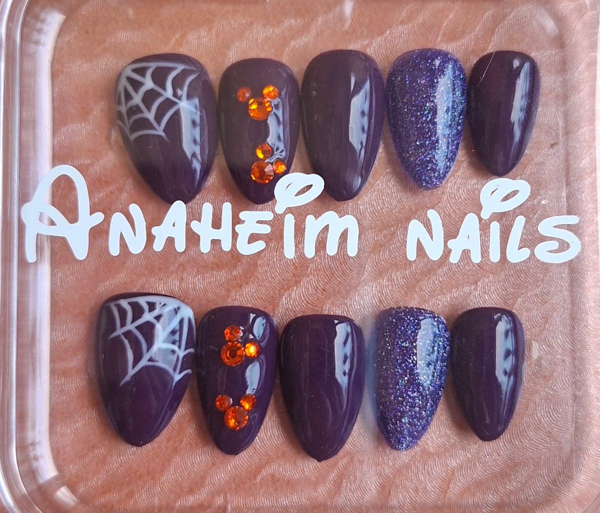 Création Court Nail Art - Halloween abyssale